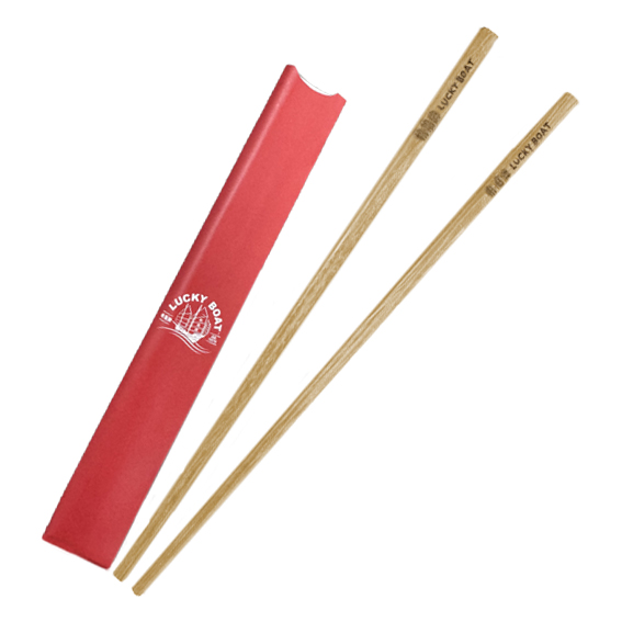 Bamboo Chopsticks in Printed Sleeve view 2